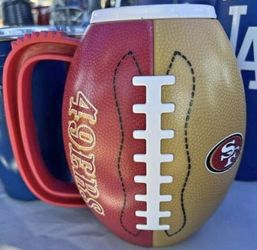SAN FRANCISCO 49ers 24oz 3D FOOTBALL MUG 