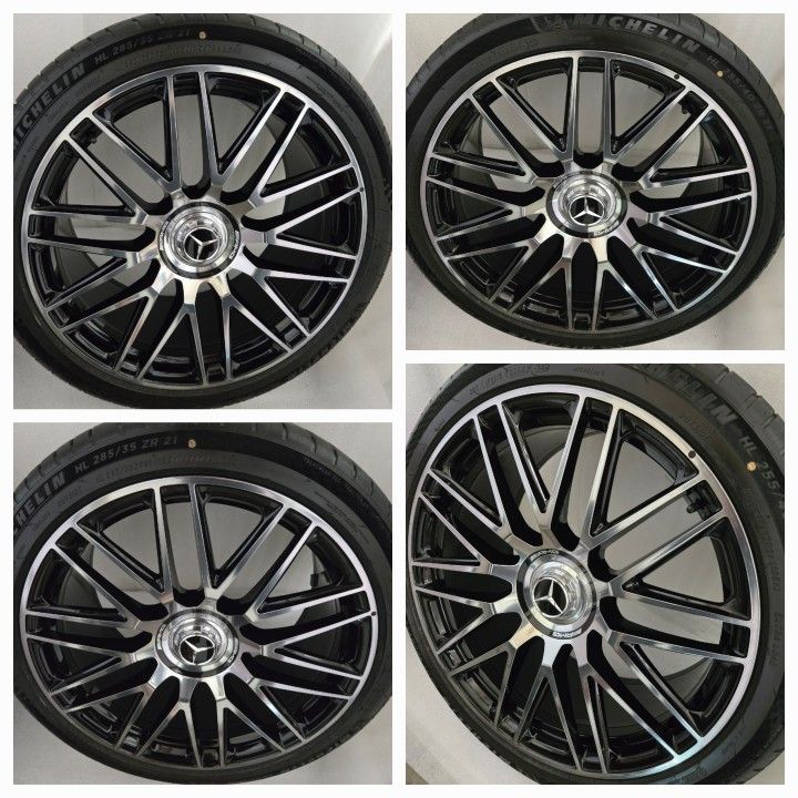 Factory S63e AMG 21" Mercedes OEM Wheels Rims Tires