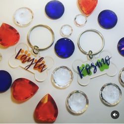 Homemade “name” Personalized Pet Tags Available 