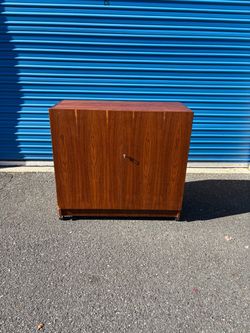 Mid Century Modern Vintage Brazilian Rosewood Magic Box Secretary Desk