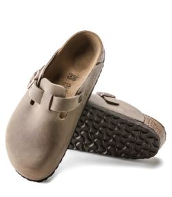 Birkenstock Boston - Oiled Leather Tobacco Brown, 43 Regular