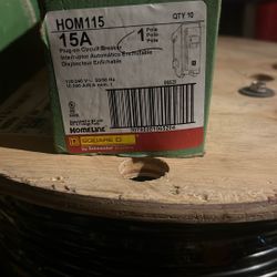 Square D 15 Amp Breakers 