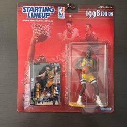 1998 KOBE BRYANT Kenner Starting Lineup Action Figure, Card NIB Excellent Cond.