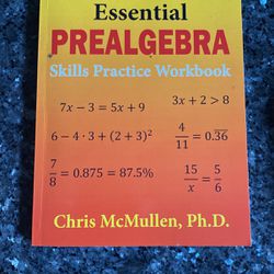 Essential pre-algebra skills, practice workbook