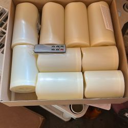 Platic Battery Operated Flameless Candles