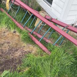 Monkey Bars And Metal Ladder, With Swings For DIY swing set/playground