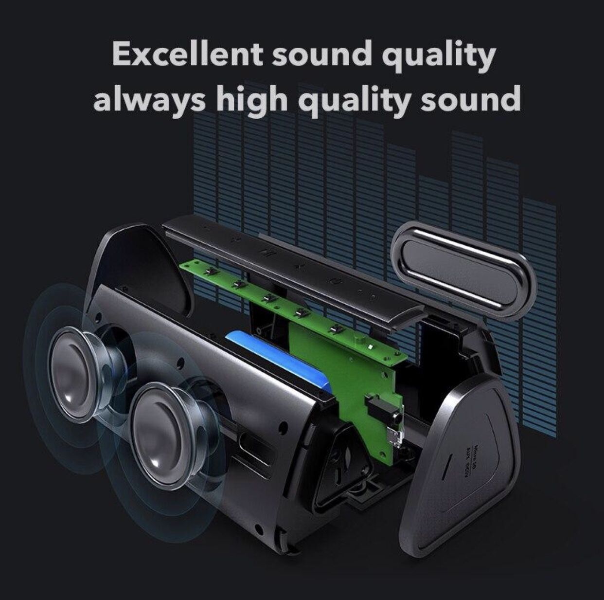 Mifa Bluetooth speaker Portable Wireless Loudspeaker Sound System 10W stereo Music surround Waterproof Outdoor Speaker