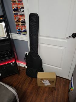 davison 15 watt electric bass guitar full set