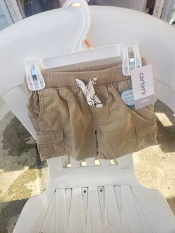 NEW CARTERS BOYS SHORTS SIZE 12M