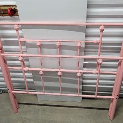 Like New Girls Twin Pink Bed Frame Only 