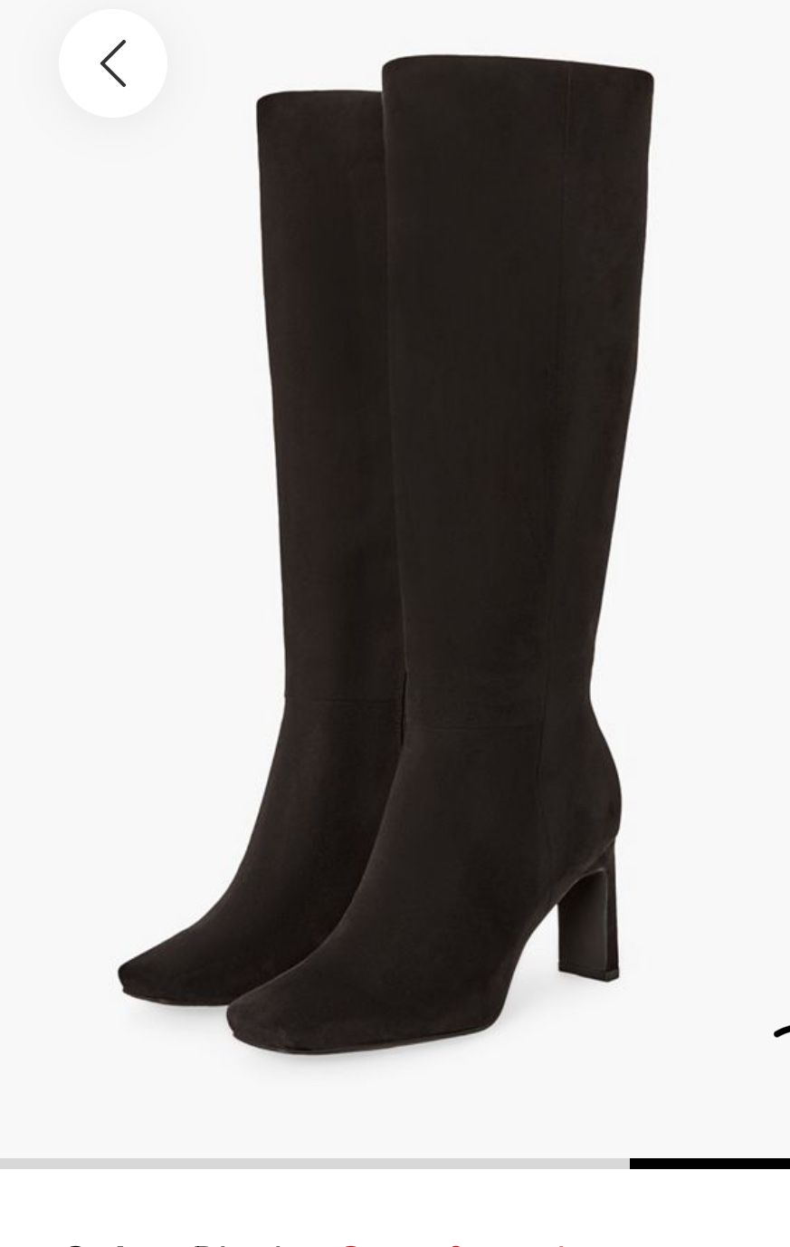 Just Fab Evelyn Heeled Boot - Size 5.5