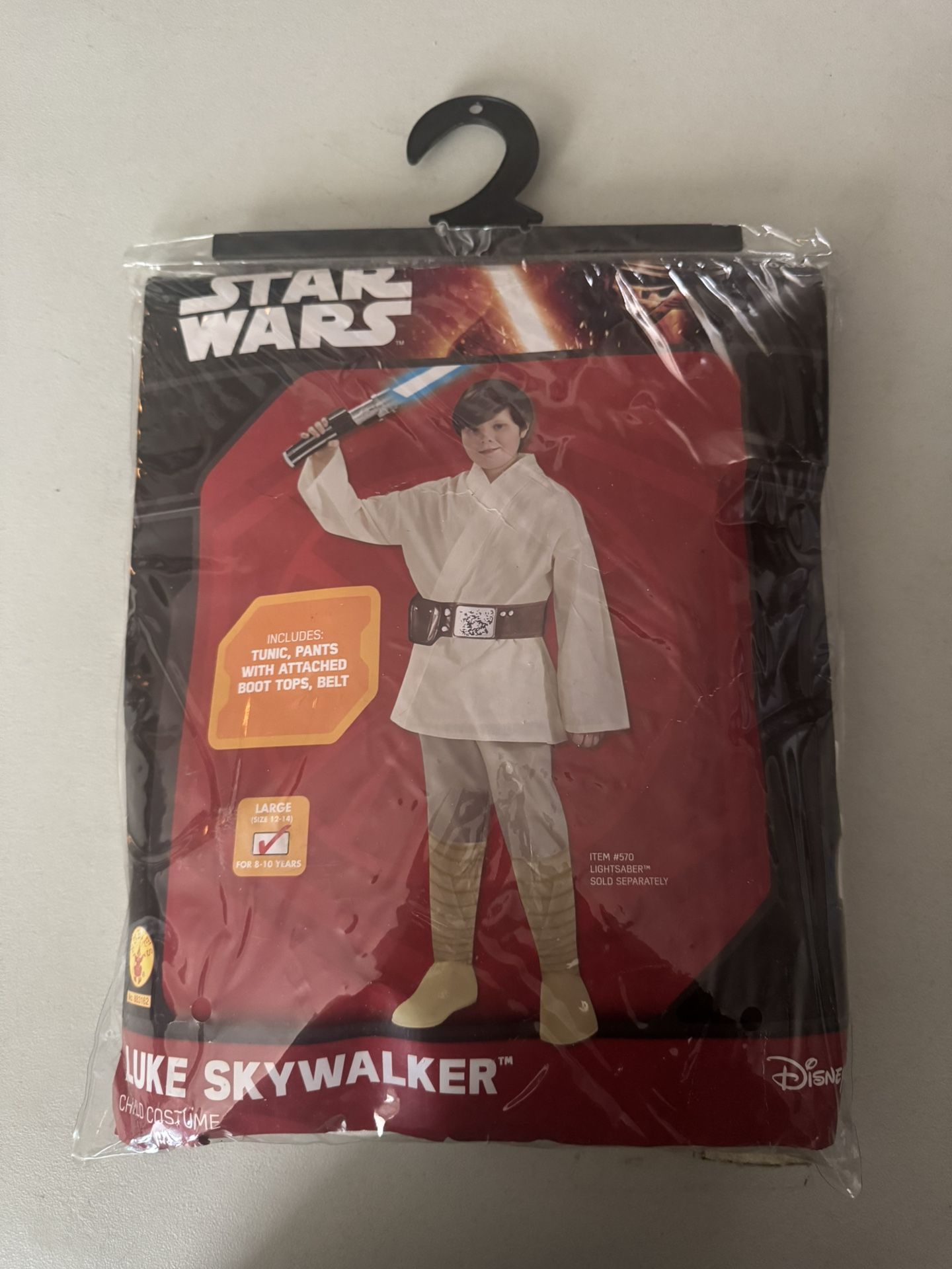 Rubies Star Wars Luke Skywalker Child Halloween costume Large (12-14) for 8-10 years