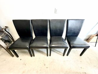 Black Dining Chairs – Set of 4