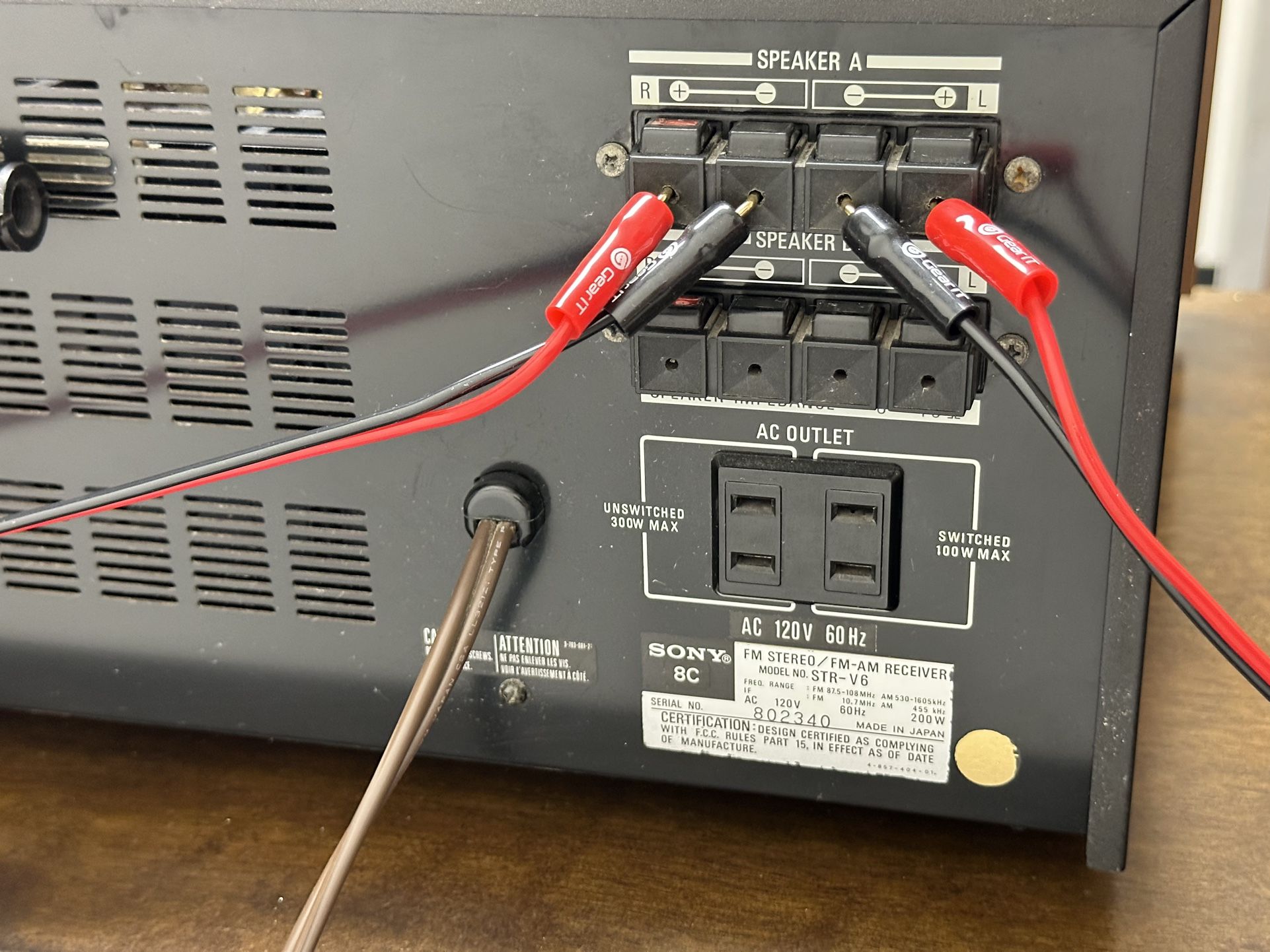 Sony STR-V6 Vintage Stereo Receiver for Sale in Fountain Valley, CA ...