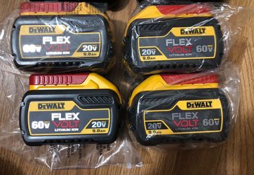 Brand New Dewalt Flex Volt 9.0 Ah Batteries $175 Each Firm