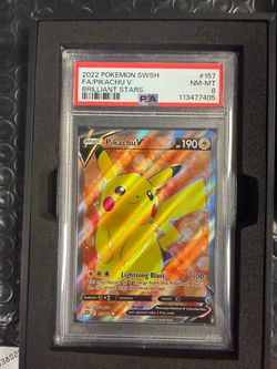 FA/Pikachu V PSA 8