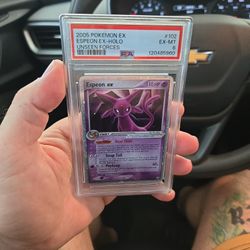 2005 Unseen Forces Espeon Ex Holo PSA 6