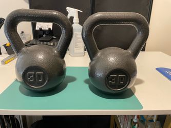 Grey Hammerstone Painted Cast Iron Kettlebell