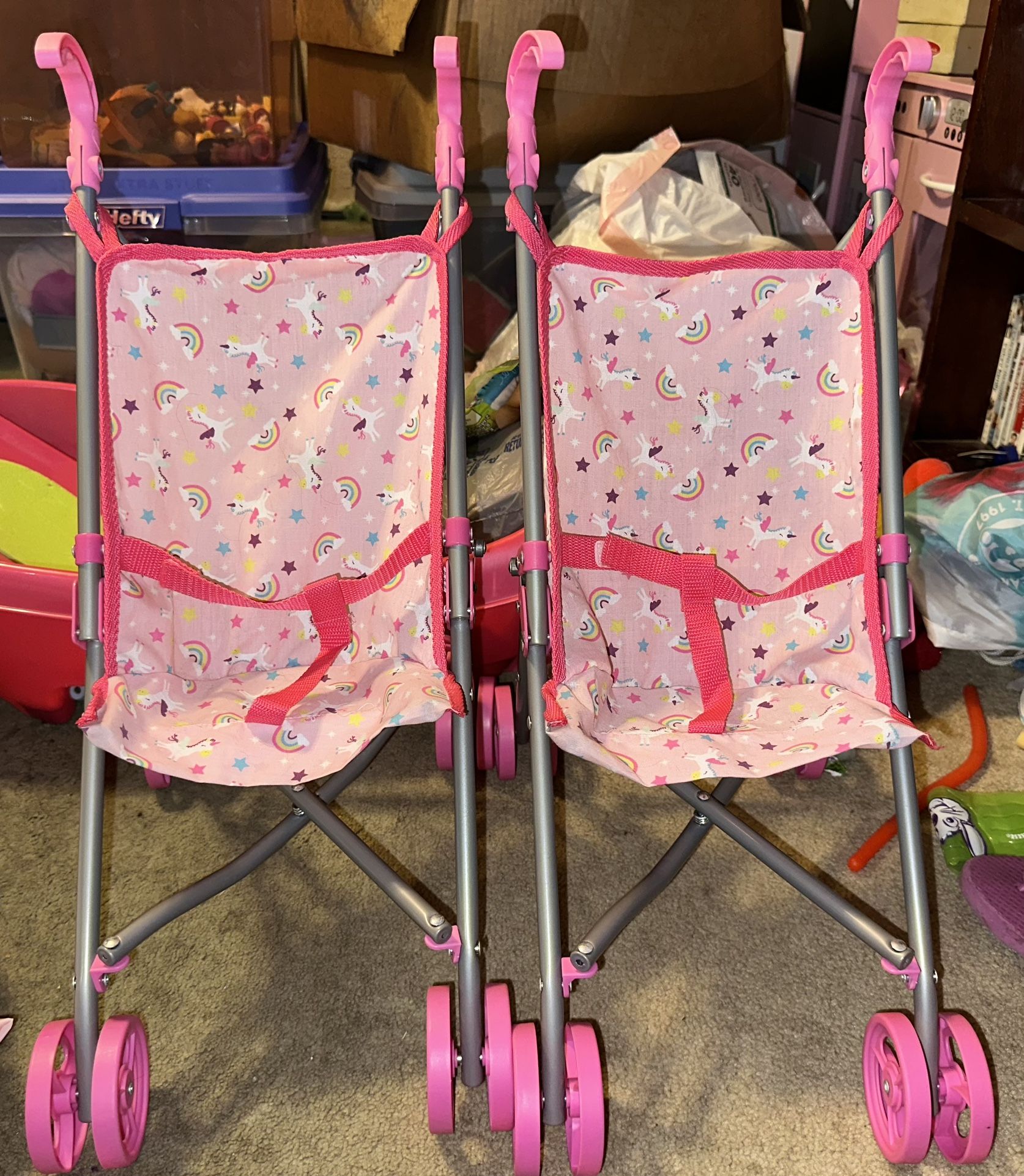 Pink Baby Doll Stroller