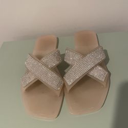 Nicole Miller Sparkly Sandals