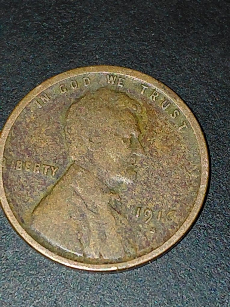 1916 S Wheat Penny Rare