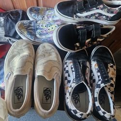 $20 For All 4 Vans Shoes See Picture For Size 