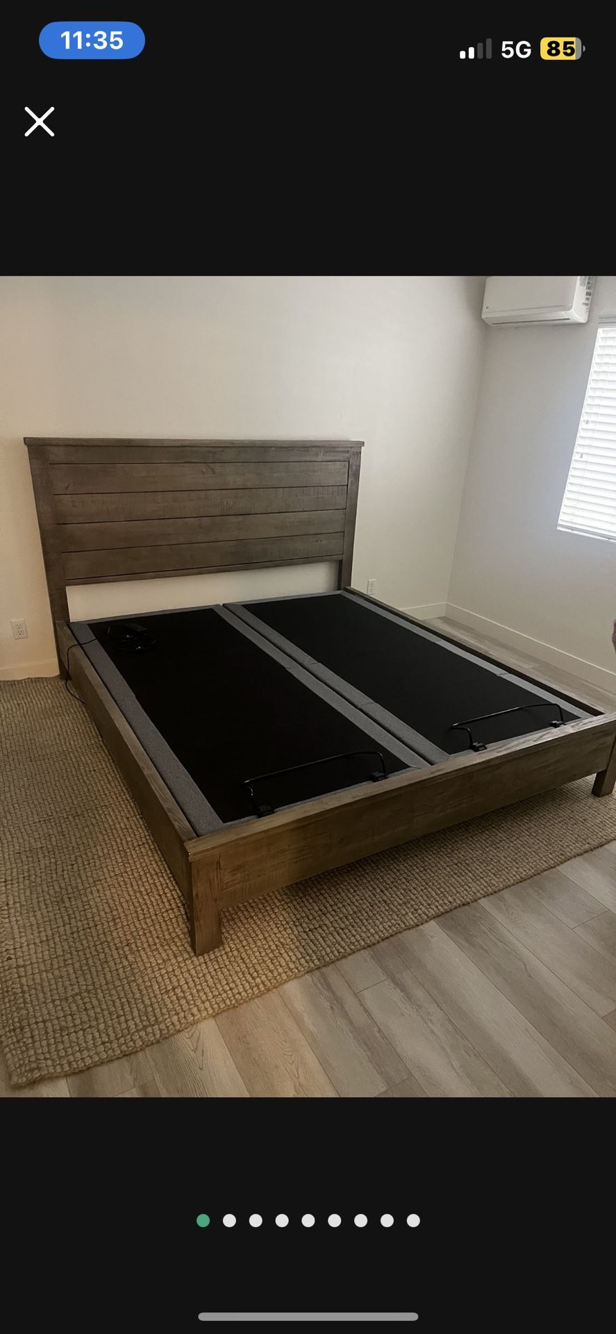 Pottery Barn California King Bed Frame & Headboard Great Condition 