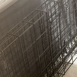 Medium size dog cage.