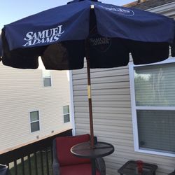 Samuel Adam’s Umbrella And Stand  9ft