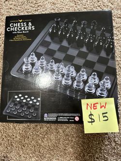 Chess and Checkers New sealed