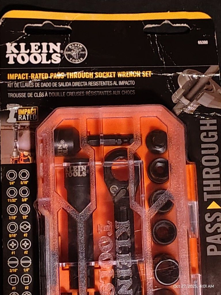 Klein Tools Impact Rated. Pass Through Set 