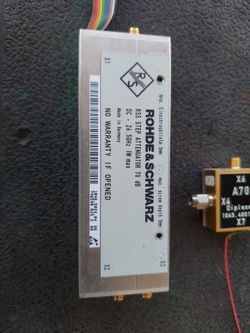 Rohde and schwartz gigahertz step attenuator 70db