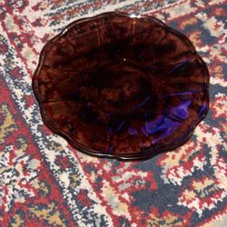 Hazel-Atlas Amethyst Newport (Hairpin) Glass 