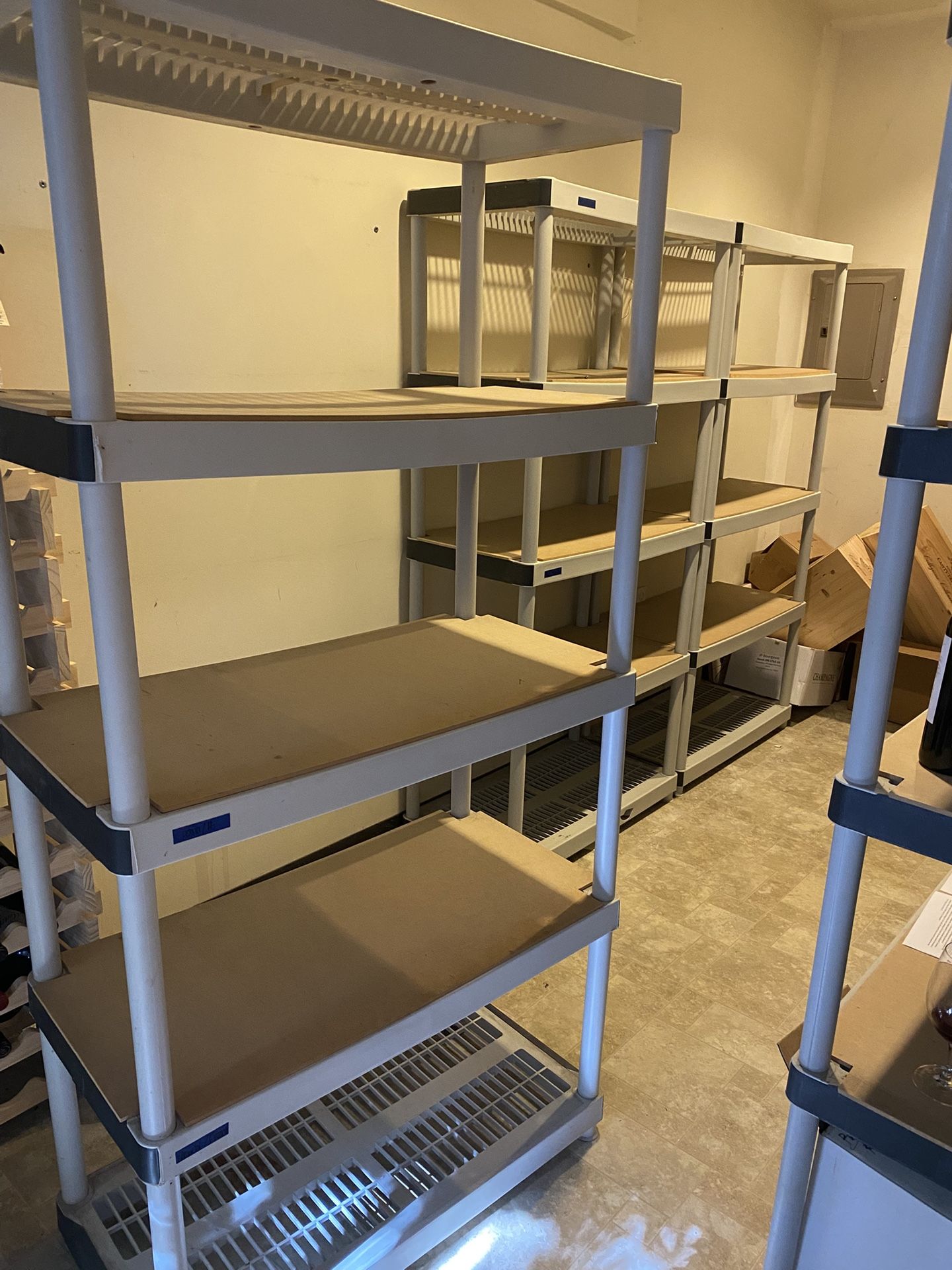 7 Storage Shelves Garage Plastic