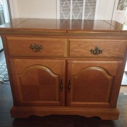 Oak Buffet/Bar Cabinet 