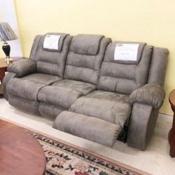 McCade Cobblestone Reclining Sofa By Ashley Furniture Brand New Special Price for Sale in Richmond VA OfferUp