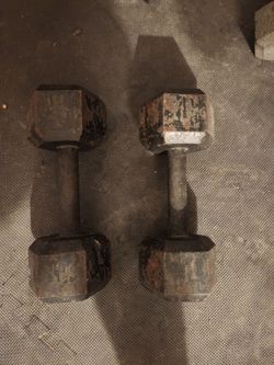 Dumbells 20lbs each