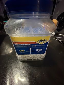 Leave - in  tile spacers
