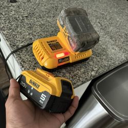 Dewalt Battery’s & Charger 