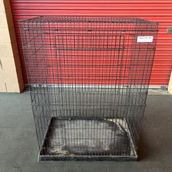 2 Door High Rise Metal Cage Bird Cage Pet Crate