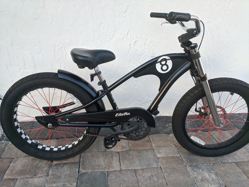 Electra Straight 8 1 (20-inch) - Boy's Bike kid kids bicycle boy girl Moto cruiser