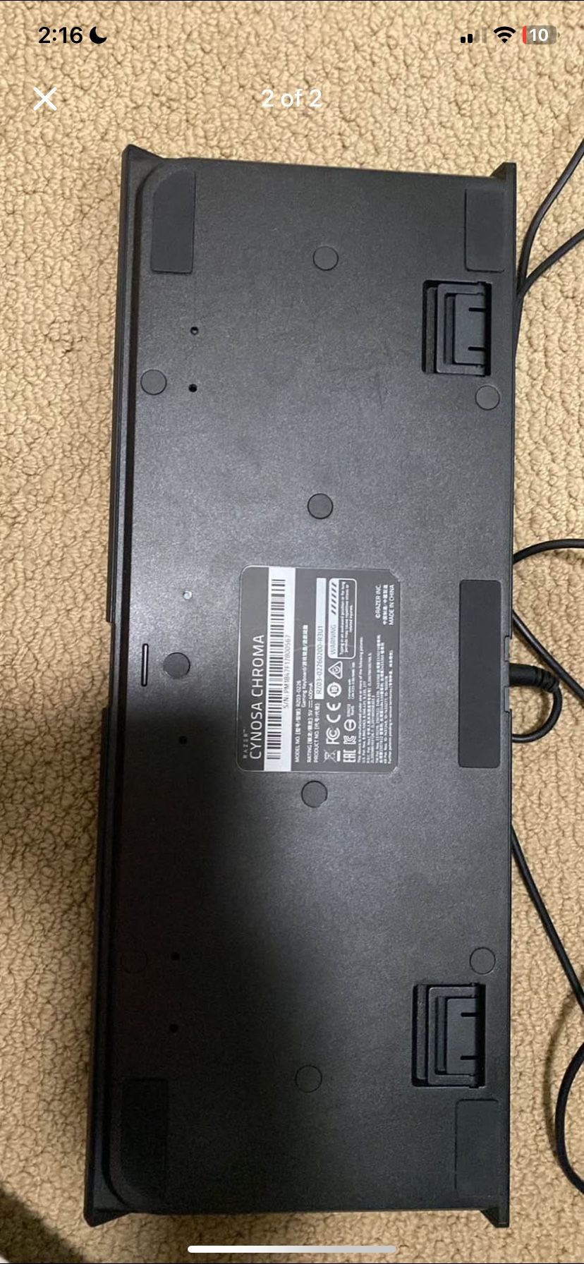 Razer Cynosa Chroma Membrane Keyboard