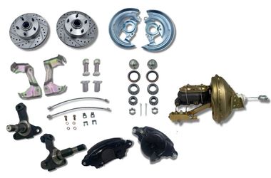 1964-72 GM A Body front disc brake conversion with spindles and booster master kit