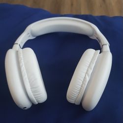 white headphones with ANC