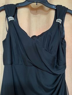 Black Gown with silver accents