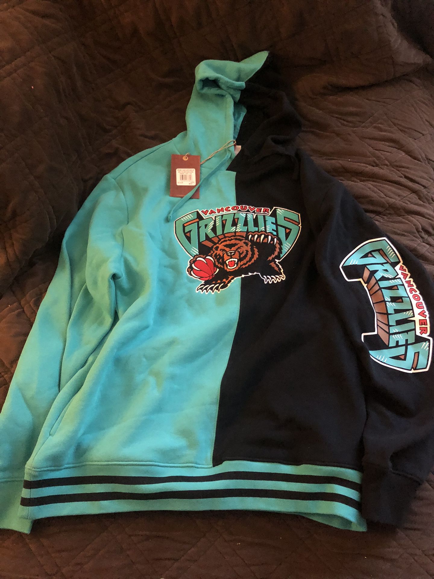 Mitchell&ness Size Large Grizzlies 