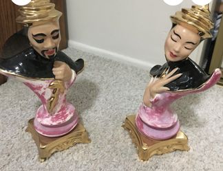 Vintage 50’s Asian Statues(pair)