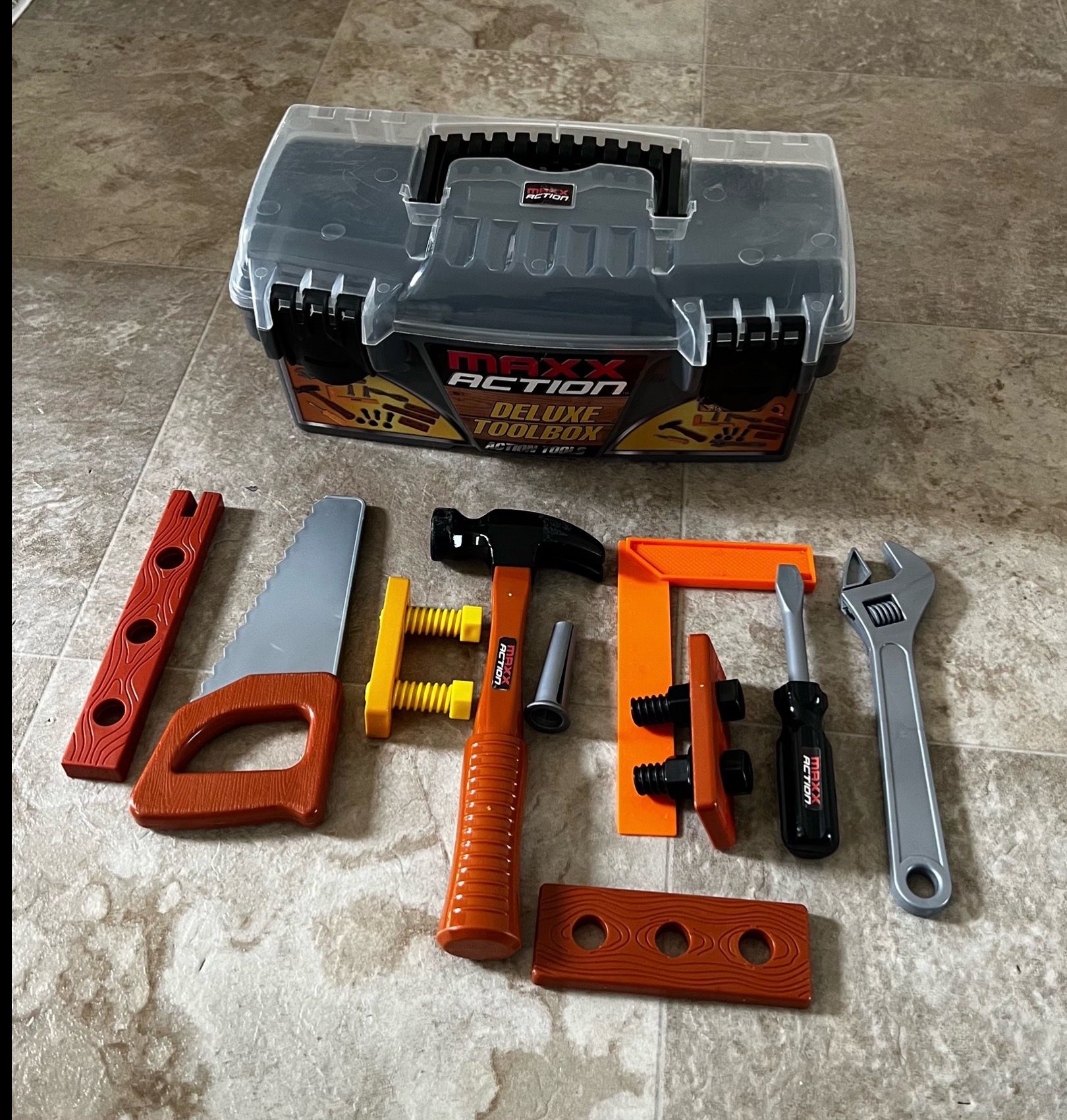 Toolbox For Kids. 10 Pieces
