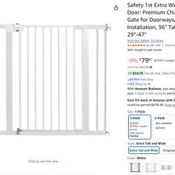 Safety 1st Baby Gates (Two) - Free