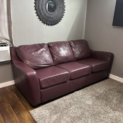 Leather Couch 